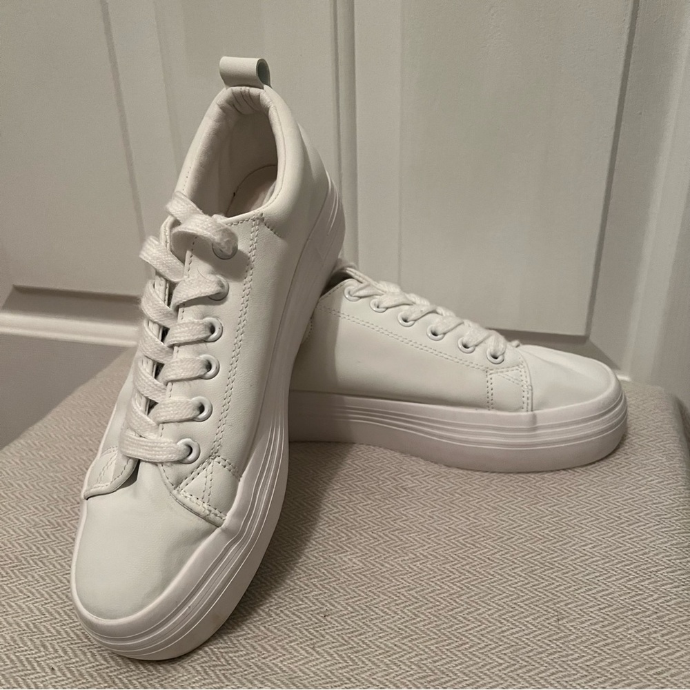 Platform White Sneakers